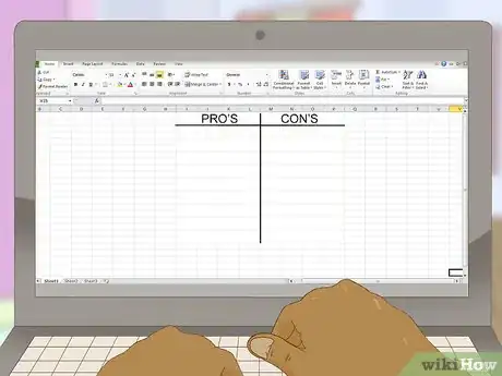 Image titled Make a "T" Chart Step 6